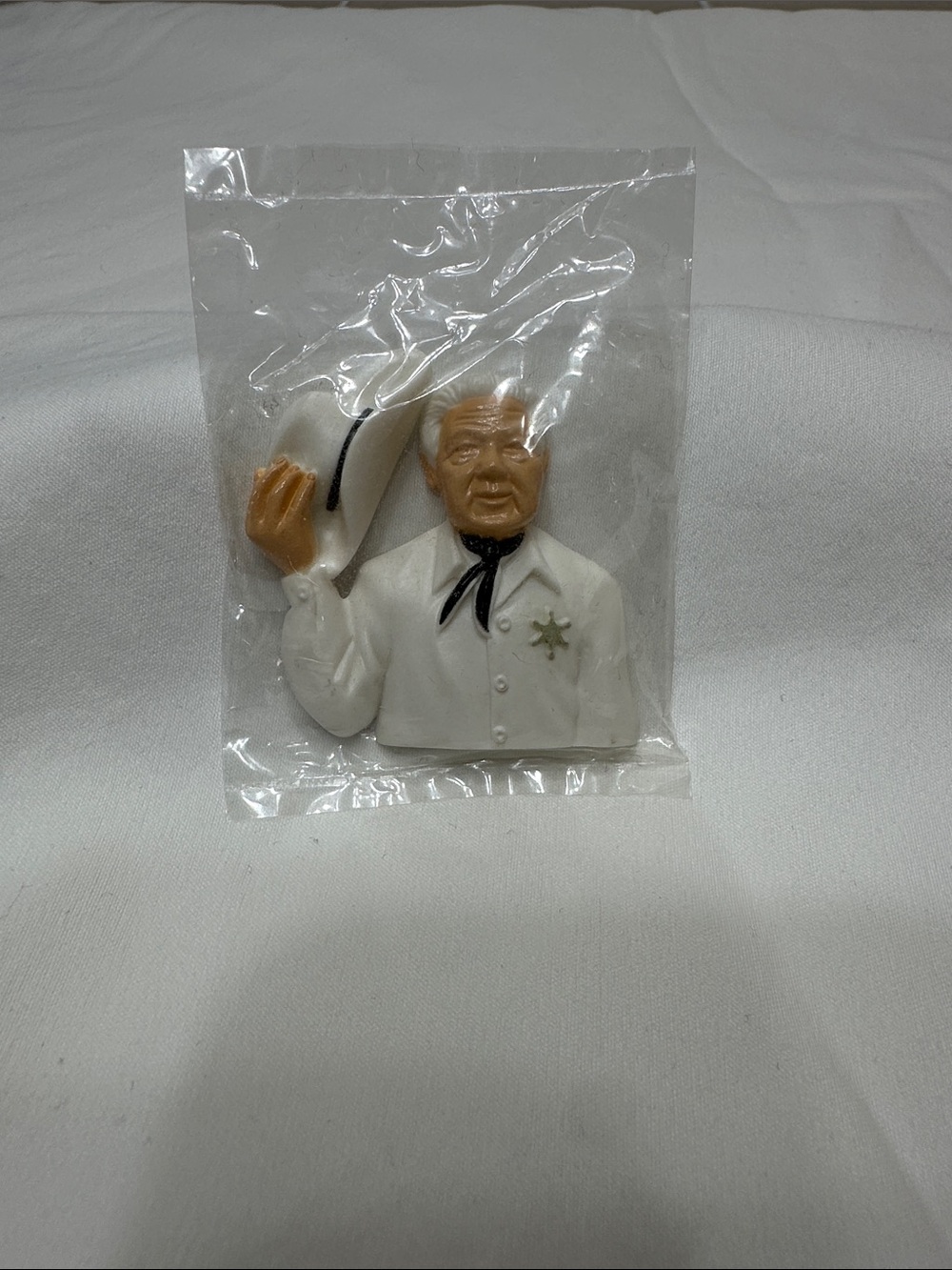 White Cowboy Sheriff  with Hat refrigerator magnet